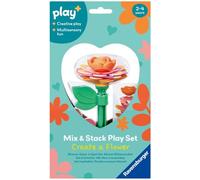 Play+ Blumen Steck- und Spiel-Set: Kleiner Blütenzauber Gelb - AB 2 Jahre