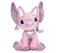 Disney Stitch Angel 100th Anniversary With Sound Teddy 30 Cm Rose Enfants