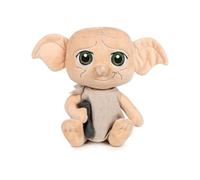 Play by Play Harry Potter Amis Magiques Peluche de Dobby Elfe Domestique Assis - Hauteur 16 cm - Multicolore - 760025447