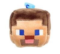 PLAY BY PLAY Minecraft Tête Sac Clip Dés en Peluche 7 cm | Porte-clés & Pendentif de Sac | 4 Variantes | 760026240 - Marchandise Officielle Minecraft, vert, taille unique