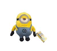 Play by Play Minions - Figurines & Doudous en 20 cm, 30 cm et 50 cm : Bob, Otto, Kevin, Stuart et Dave - Différentes éditions et tailles au choix (Stuart 20 cm)