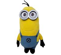 Play by Play Minions Rise of Gru Minions Peluche Bob, Otto, Kevin, Stuart, Dave avec yeux en PVC Licence originale (Kevin 30 cm)