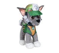 Play by Play Paw Patrol - Peluche Dino Rescue, Rubble, Chase, Skye, Marshall, Rex, Zuma, Rocky, Pat' Patrouille 27 cm, 100 % fibre recyclée (760020096 Rocky)