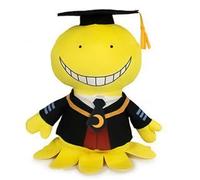 Play by Play Peluche Koro Sensei 22 cm - Assassination Classroom | Peluche Anime Douce avec Costume de Professeur et Birrete | Cadeau pour fans et collectionneurs