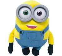 Play by Play Minions Rise of Gru Peluche Minions Peluche Premium Nouvelle sélection Bob, Otto, Kevin, Stuart, Dave avec yeux en PVC Licence originale (Bob 24 cm)
