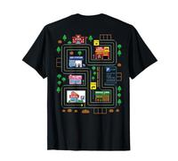 Play Cars on Dads Back City Map Race Track Tired Dads Funny T-Shirt