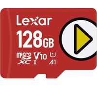 PLAY Carte Micro SD 128Go, Carte microSDXC UHS-I, Jusqu'à 160 Mo/s en Lecture Carte microSD, U1/V10/A1/C10 Carte TF Compatible avec Nintendo Jeux Switch/Smartphone/Tablette (LMSPLAY128G-BNNAG)