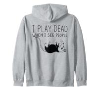 Play Dead When See People Sweat à Capuche