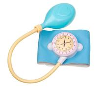 Play Doctor Set pour les tout-petits, brassard éducatif réaliste pour la tension artérielle, apprentissage préscolaire pour enfants, ensemble de jeu pour la mesure de la pression artérielle, bleu