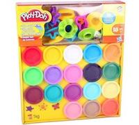 Play doh 18 pots de pâte à modeler + accessoires G