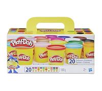 Play-Doh 20 Pots Pâte à modeler, Super couleurs, 84 g chacun
