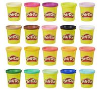 Play-Doh 20 Pots Pâte à modeler, Super couleurs, 84 g chacun