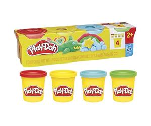 Play-Doh 4 Couleurs Classiques, Coffret de Pâte à Modeler 85g x4, Activité Manuelle et Créations Artistiques, Kits Créatifs Play-Doh pour Enfants