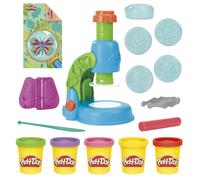 Hasbro – Pâte à modeler Mon petit microscope Classique – 9 accessoires, 5 couleurs – Dès 3 ans