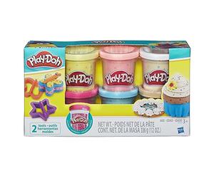 Play-Doh - B3423eu40 - Pack de 6 Pots - Confetti