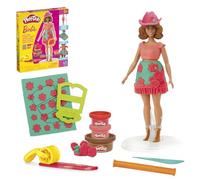 Play-Doh Barbie Fleurons et Franges, Coffret de pâte à Modeler