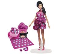 Play-Doh Barbie Gemmes et Rubans élégants, Coffret de création de Mode pour poupée en pâte à Modeler et Accessoires, Loisirs créatifs pour Enfants, dès 5 Ans
