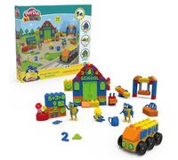 PLAY-DOH BLOCKS, Construction et création, Ecole, 76 pièces, Jouet pour enfants à partir de 3 ans