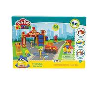 Play-Doh Blocks Play-Doh Blocks - Coffret Pompier - 64 Pcs