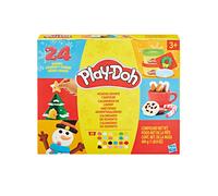 Play-Doh Calendrier de l'Avent des fêtes, Coffret de pâte à Modeler, pour Enfants, dès 3 Ans