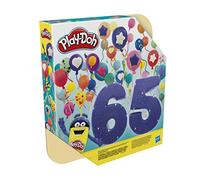 Play-Doh Coffret 65 ans, pack 65 pots de 28 grammes de pâte à modeler aux couleurs assorties pour enfants, dès 3 ans