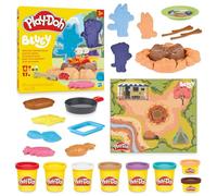 Play-Doh, Coffret Bluey en Camping avec Outils sur Le thème d'un feu de Camp et pâte à Modeler, Loisirs créatifs pour Enfants, pour Filles et garçons, à partir de 3 Ans