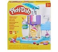 Play doh - coffret glaces arc en ciel - pate a modeler machine accessoires - glacier sorbetiere cremes glacees - jouet creatif