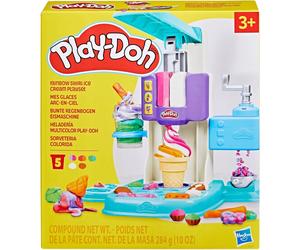 Play-doh Coffret Mes Glaces Arc-en-ciel Avec Pâte À Modeler Multicolore TU