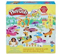 Play-Doh coffret Safari, loisir créatif de pâte à modeler pour enfants sur le thème des animaux, jouets pour enfants, dès 3 ans