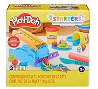 Play-doh - coffret starters le serpentin - 3 pots pate a modeler outil accessoires - jeu creatif enfants - set jouet et carte