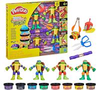 Play-Doh Créations Cowabunga Bendy Tortues Ninja 4 Pouces Jouet Action