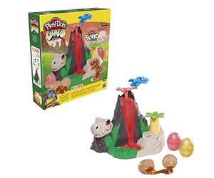Play-Doh Dino Crew Slime, Jouet Île aux Dinosaures, avec pâte HydroGlitz atoxique, pour Enfants dès 4 Ans