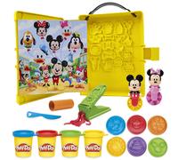 Play-Doh Pâte à modeler Disney Junior Crée une histoire – Coffret portatif multicolore, dès 2 ans