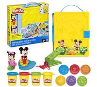 Play-Doh Disney Junior Crée Une Histoire, Coffret de pâte à Modeler portatif, Loisirs créatifs, Jouets préscolaires pour Enfants, dès 2 Ans