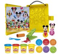 Play-Doh Pâte à modeler Disney Junior Crée une histoire – Coffret portatif multicolore, dès 2 ans