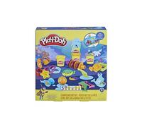 Play Doh Fond Sous Marins avec tapis d'activite et 5 pots pate a modeler - Moules outils Animaux ocean, mer - Set creatif et carte