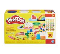 Play-Doh Imagination en Pots, Pack de 30 Pots de Pâte à Modeler, Jouets pour Enfants