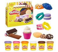 Play-Doh Jolies Pâtisseries, Coffret de Pâte à Modeler, Activité Manuelle et Jeux Créatifs, Kits Créatifs pour Enfants, Accessoires de Modelage et Sculpture