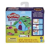 Play-Doh Kit de Construction de Mini-Animaux Builder Doghouse pour Enfants de 5 Ans et Plus avec 3 canettes, Non Toxique - Ensemble de Bricolage Facile à Construire