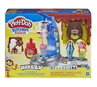 PLAY-DOH - Kitchen Creations - Drizzy - Desserts givrés - incluant de la pâte Drizzle et 6 couleurs de pâte PLAY-DOH - atoxique