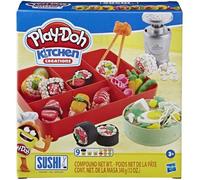 PLAY-DOH - Kitchen Creations - Menu sushis pour enfants - 9 Pots de pâte atoxique