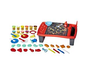 Play-Doh Kitchen Creations, Super Barbecue, Gril Jouet pour Enfants avec 40 pièces, coulis atoxique et 10 Couleurs,