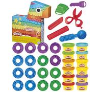Play-Doh La Piñata, Coffret de pâte à Modeler avec 22 Accessoires et 12 Couleurs, Petits Cadeaux, Loisirs créatifs pour Enfants, dès 3 Ans