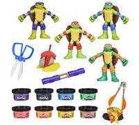 Play-Doh Les Tortues Ninja Créations Cowabunga, Coffret de pâte à Modeler, Activité Manuelle, Activité Manuelle, Dès 4 Ans