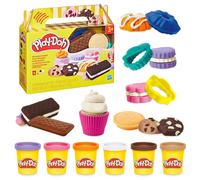 Play-Doh Coffret de pâte à modeler Jolies pâtisseries, activité manuelle et jeux créatifs
