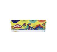 Play-Doh - Lot De 4 Pots De Pate A Modeler 448 G - Couleurs Bleu, Orange, Vert Pomme, Vert Fonce - Nouveauté