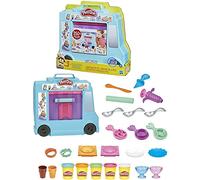 Play-Doh, Marchand de Glace ambulant, Jouet pour Enfants dès 3 Ans, 20 Outils, 5 Couleurs de pâte à Modeler