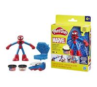 Play-Doh Coffret Mon créateur de toiles Spider-Man – Figurine flexible et pâte à modeler, dès 4 ans