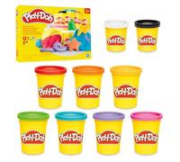 Play-Doh, Mes Couleurs préférées, Pack de 9 Pots de pâte à Modeler, Loisirs créatifs pour Filles et Garçons dès 2 Ans, Idèe Cadeaux pour Anniversaires