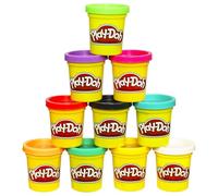 Play-Doh Modeleling Compound Lot de 10 boîtes de Couleurs, Non Toxiques, Assorties, canettes de 56,7 g, à partir de 2 Ans, Multicolore (Exclusivité Amazon)
